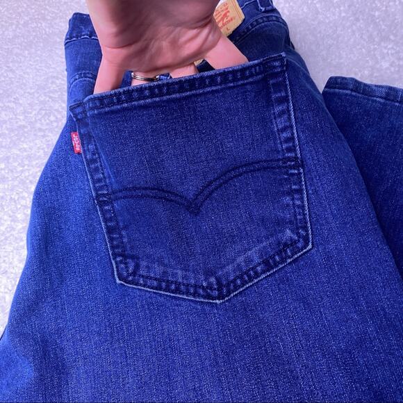 Levi’s 550 Relaxed Fit Dark Blue Denim Jean 44.30 - Picture 3 of 9